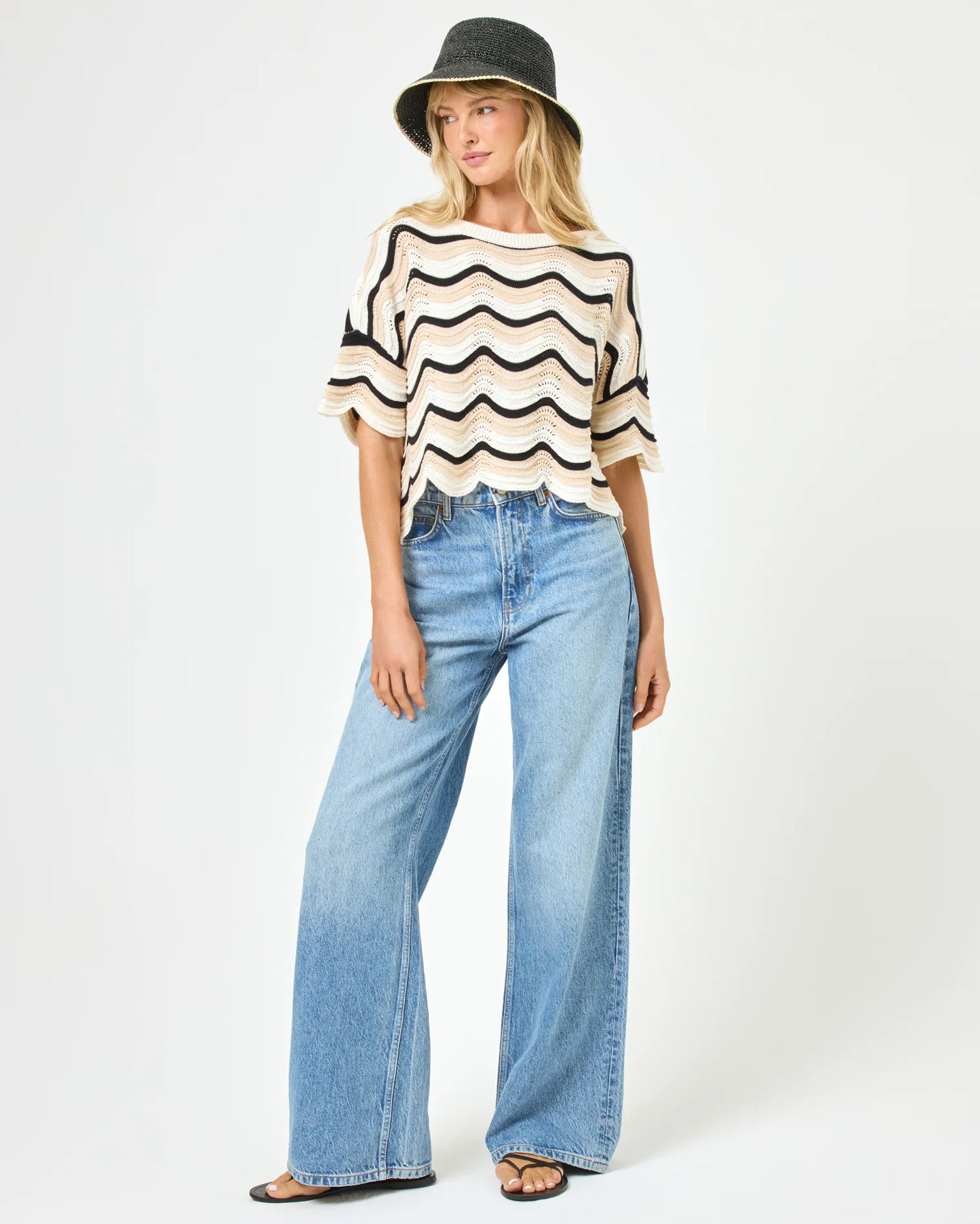 Make Waves Short Sweater Set - Costa Nova