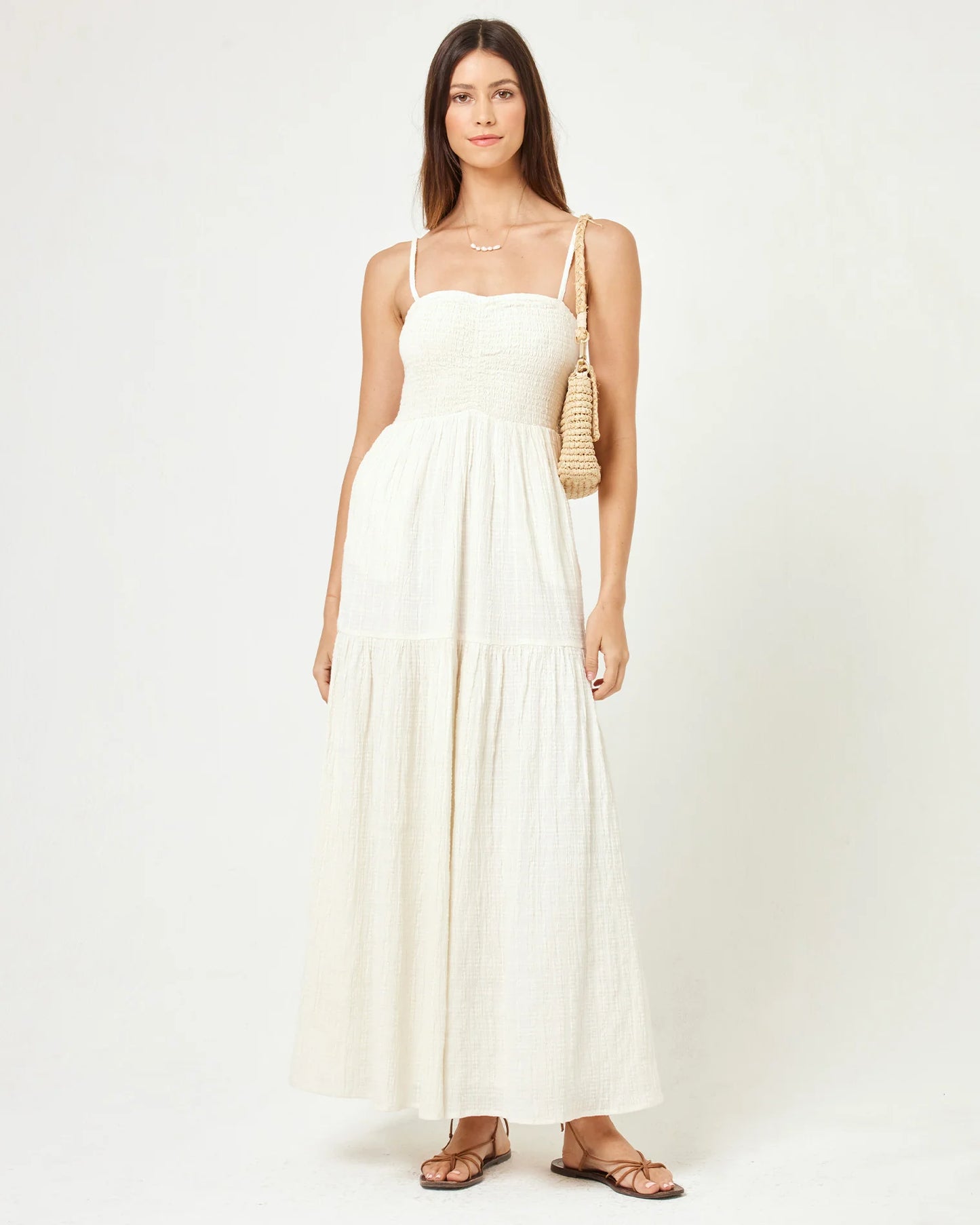 Mallorca Maxi Dress - Cream