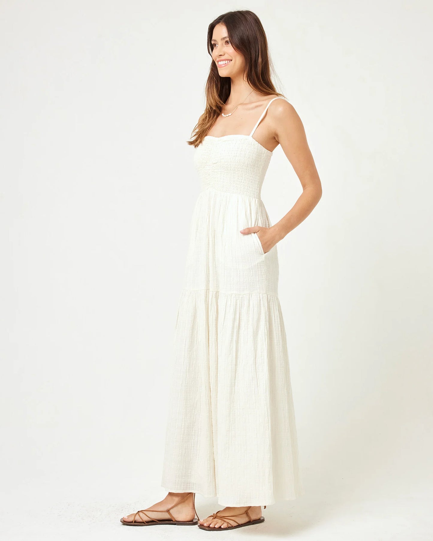 Mallorca Maxi Dress - Cream