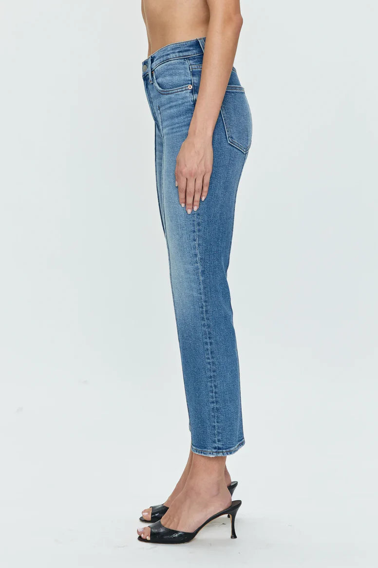 Lennon Pintuck High Rise Crop Boot