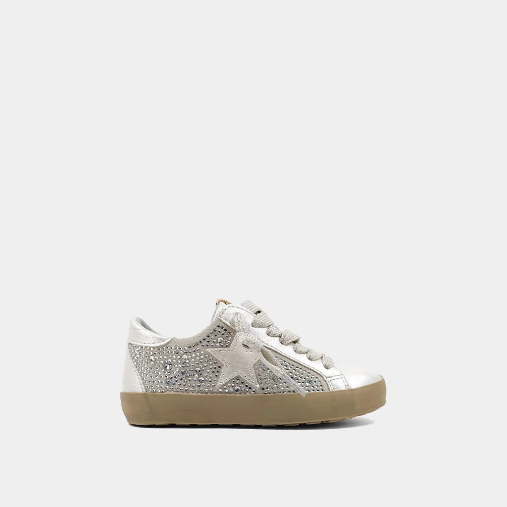 Paula Toddler Sneaker - Ice Rhinestone
