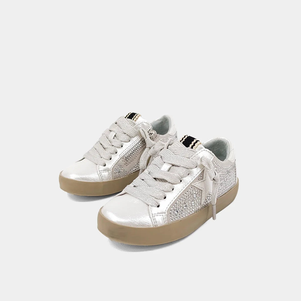 Paula Toddler Sneaker - Ice Rhinestone