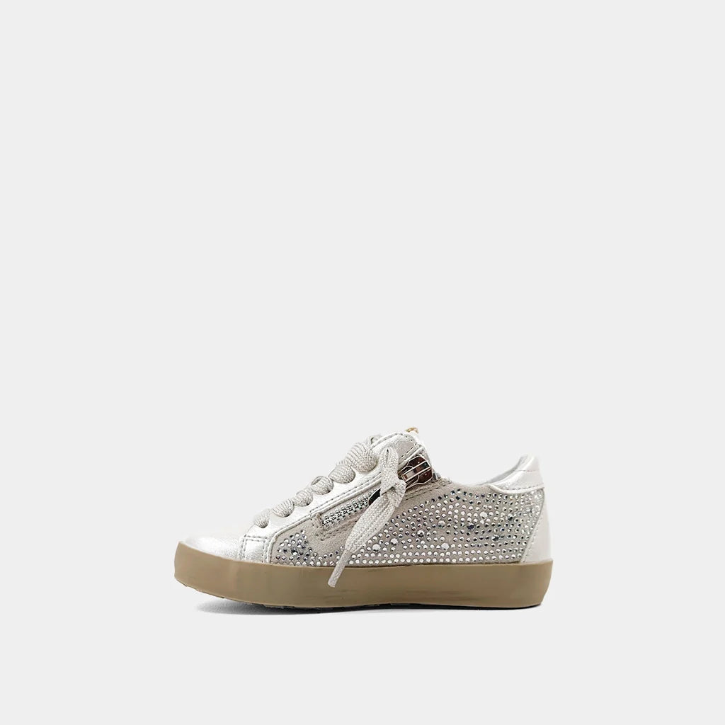 Paula Toddler Sneaker - Ice Rhinestone