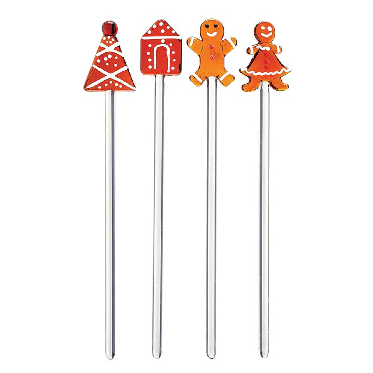 Gingerbread Glass Sticks