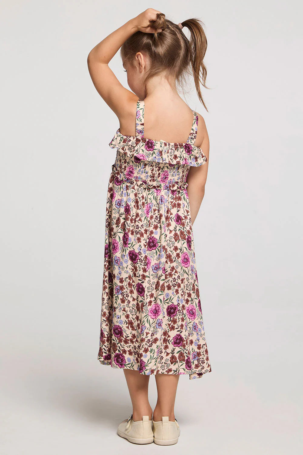 Girl's Valorie Midi Dress - Multi