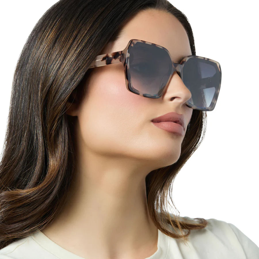Presley, Cream Tort Grey Gradient Sunglasses