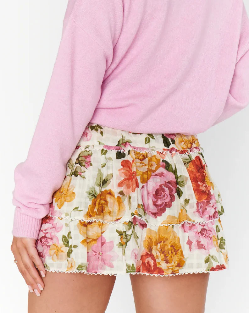 Nat Skort Ivory Hillside Floral