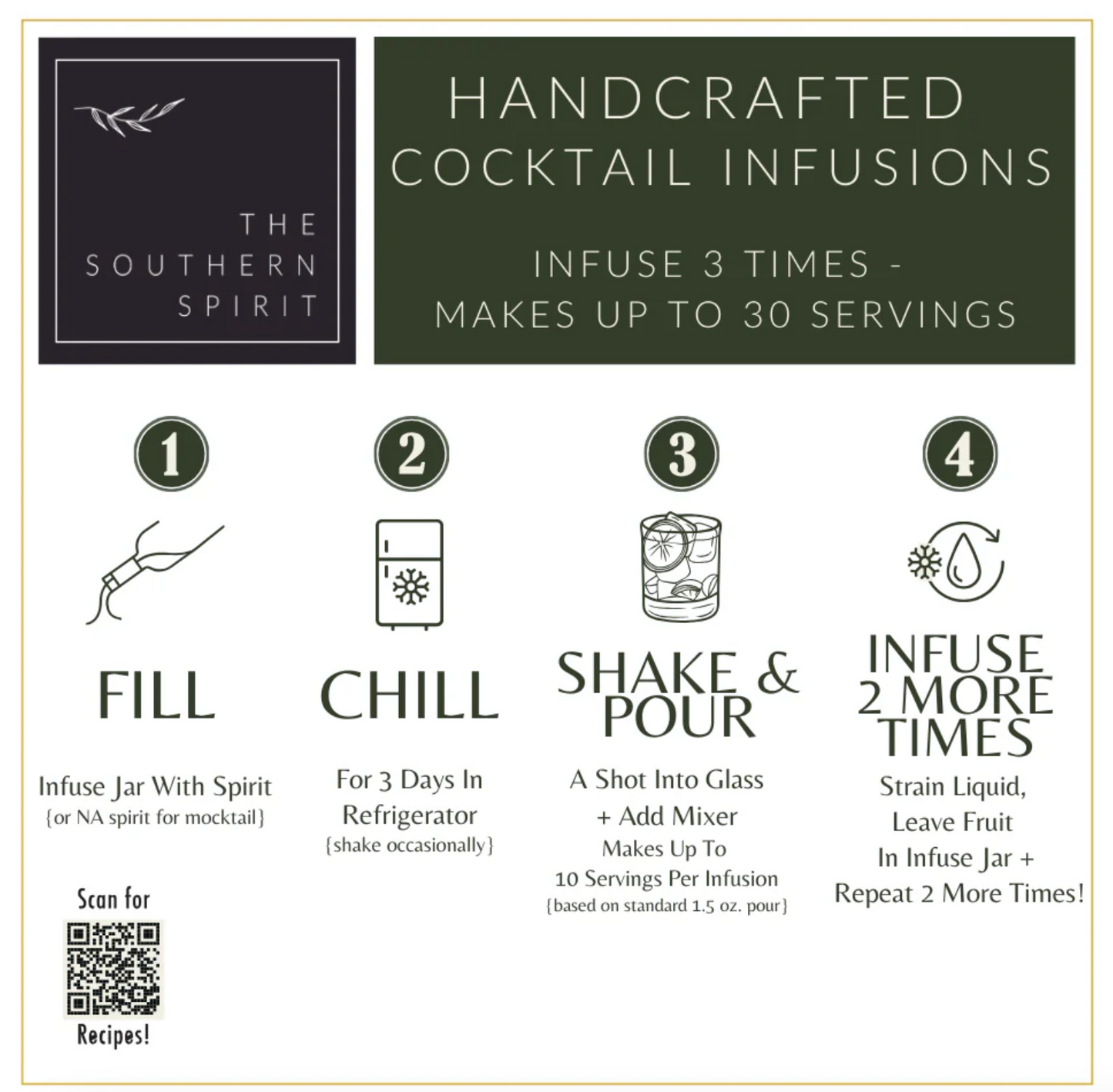 The Southern Spirit Cocktail Infusion- Grapefruit Blush