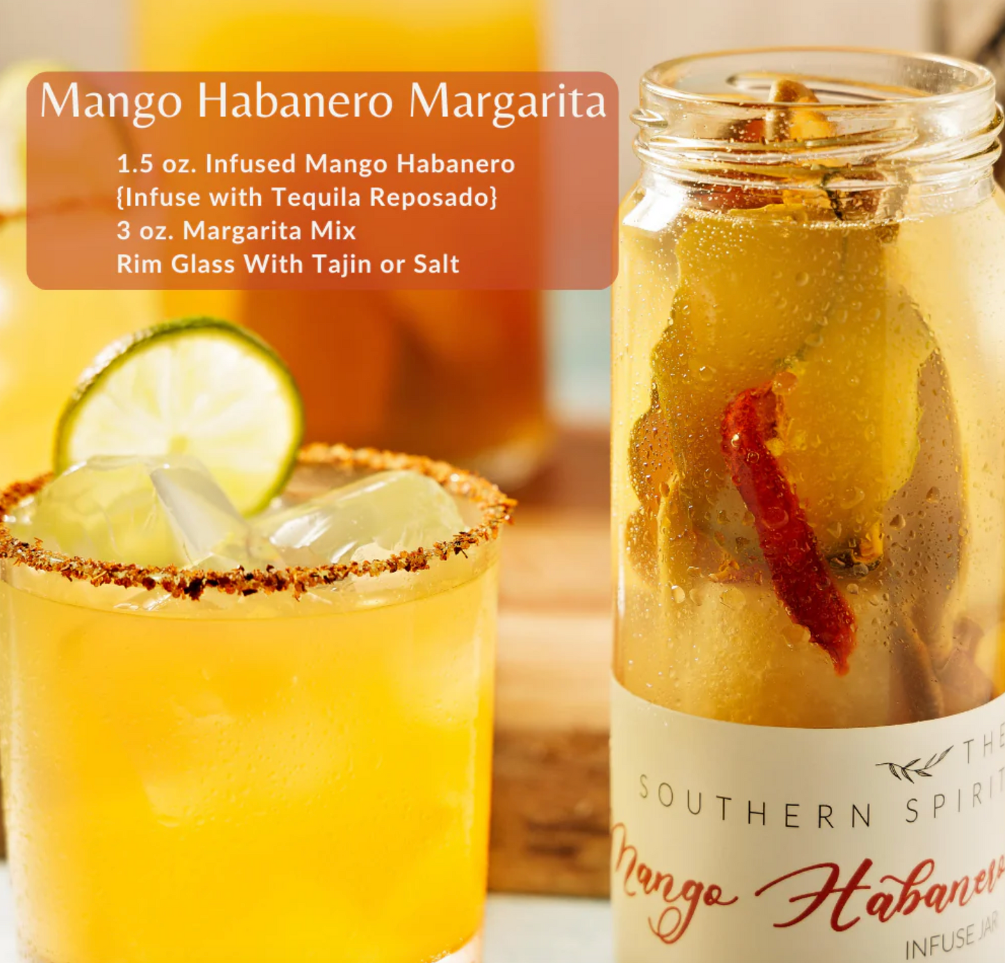 The Southern Spirit Cocktail Infusion- Mango Habanero