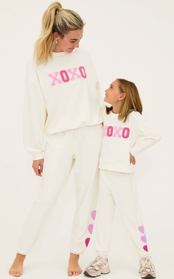 Little Cassia Top & Georgie Pant XOXO Cream