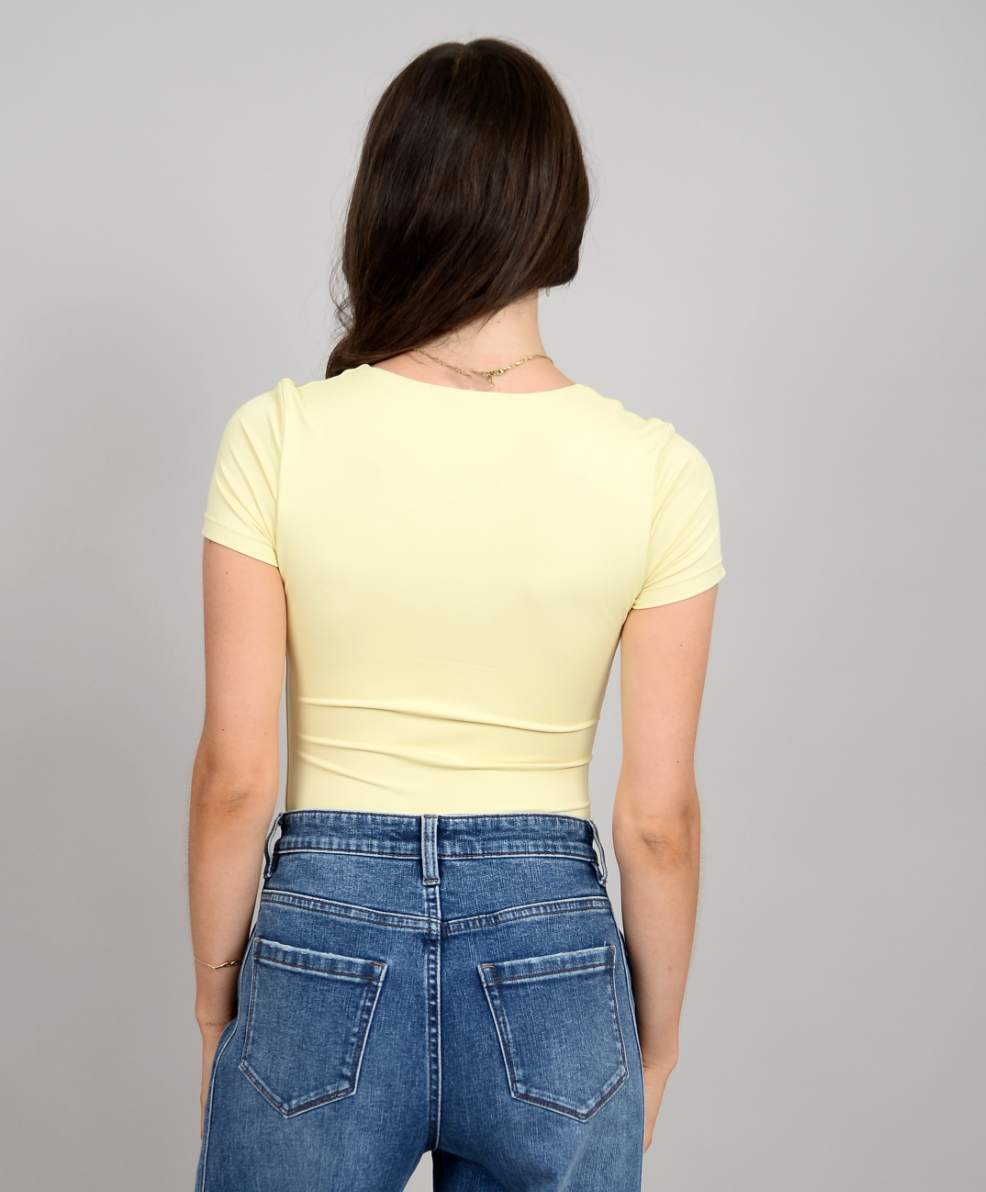 Sue Scoop Neck Bodysuit