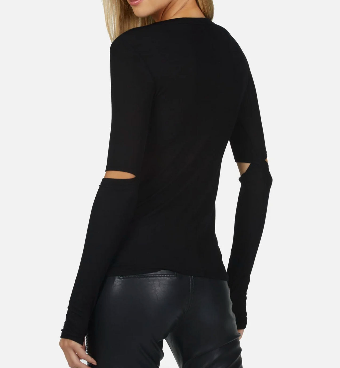 Solomon Fitted Tee Black