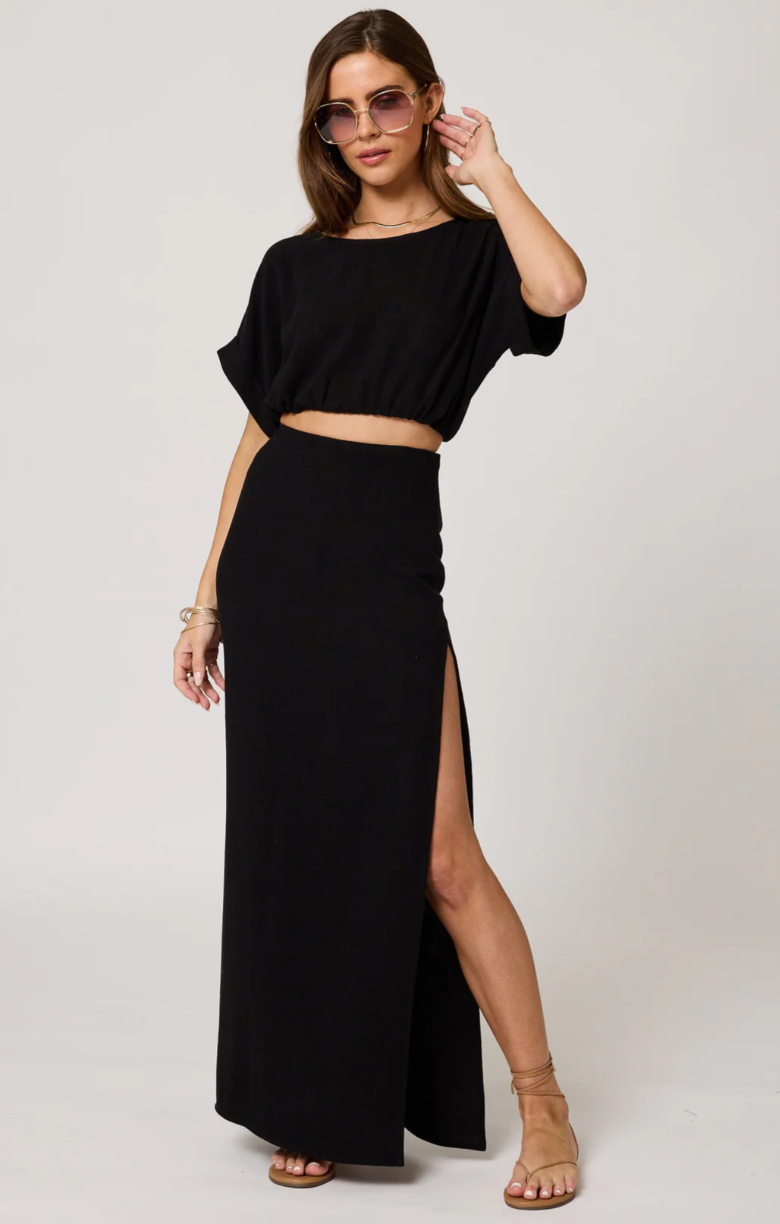 Mia Maxi Skirt Black