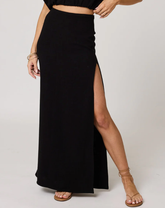 Mia Maxi Skirt Black