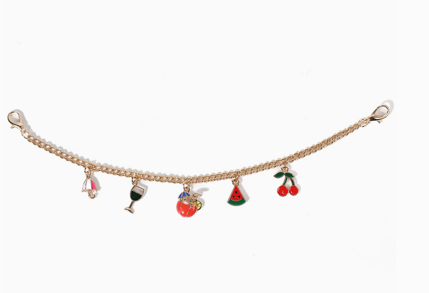 Watermelon Cherries Wine Trucker Hat Chain