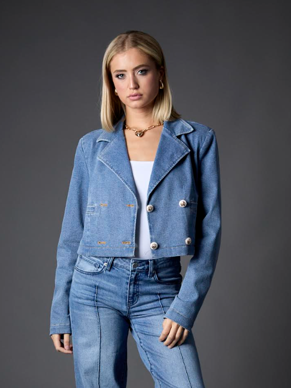 Olivia Cropped Recycled Blazer
