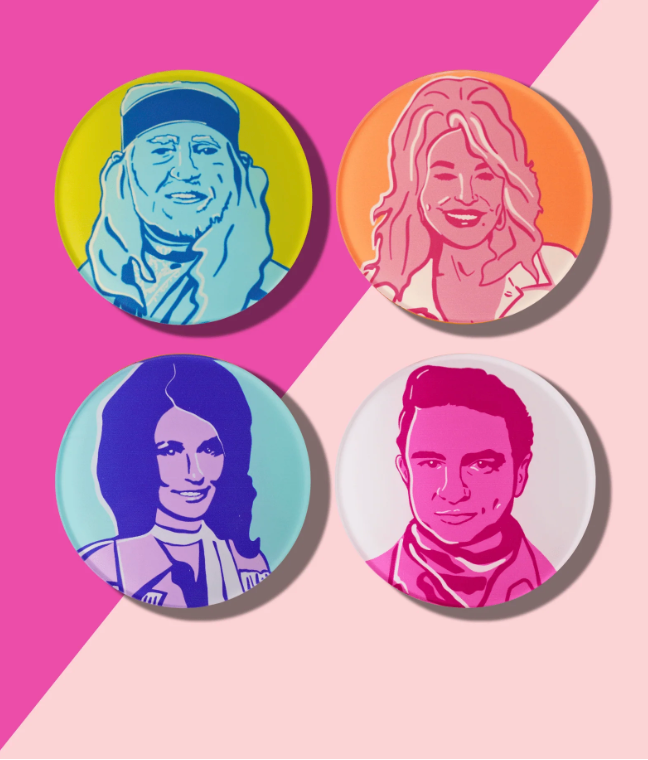 Country Legends Coasters Set