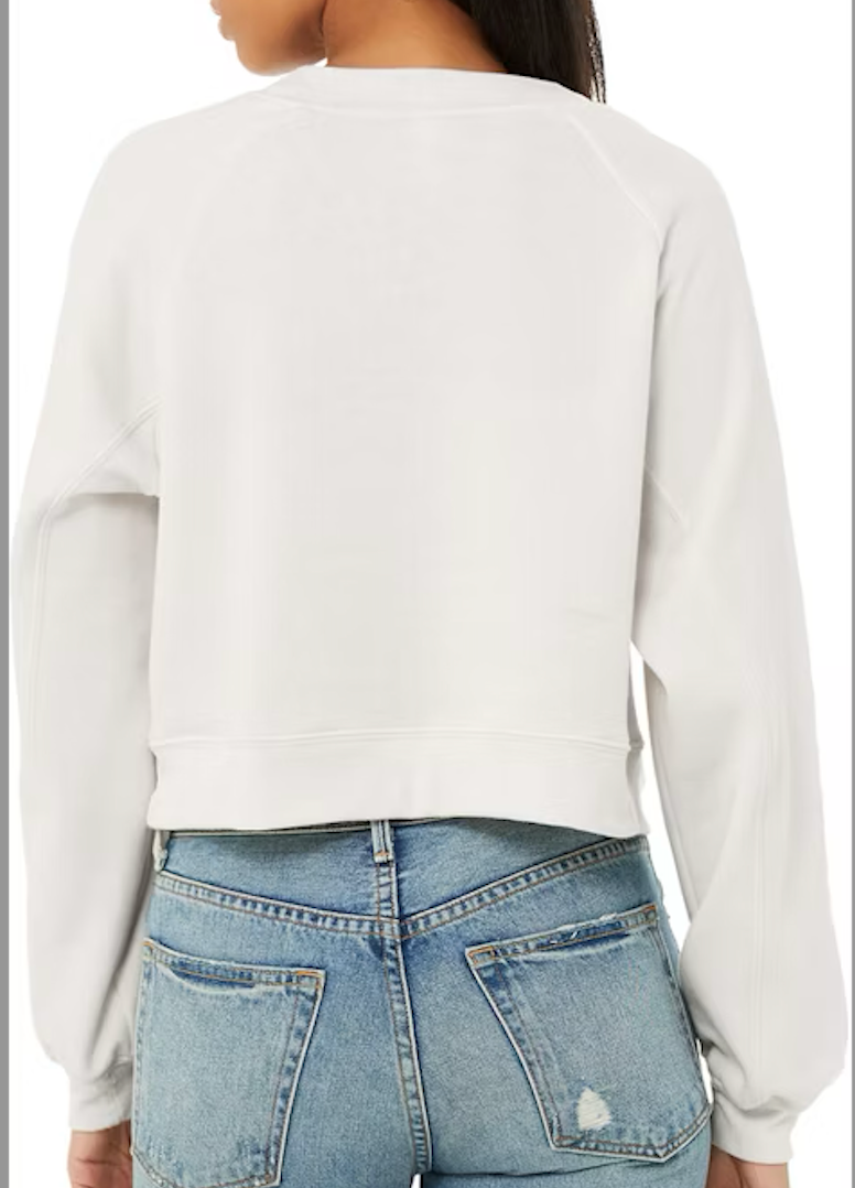 French Terry Pullover Off White