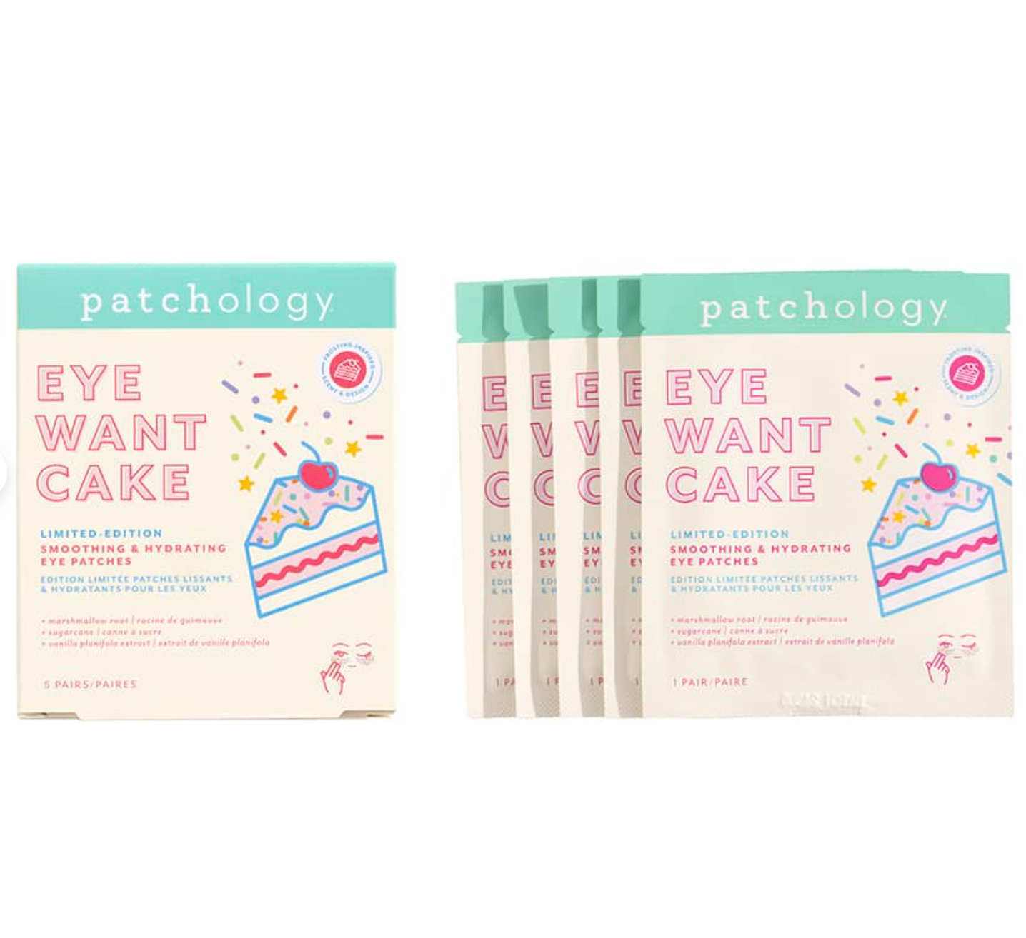 Patchology Eye Want Cake Confetti Eye Gel- 5 pair