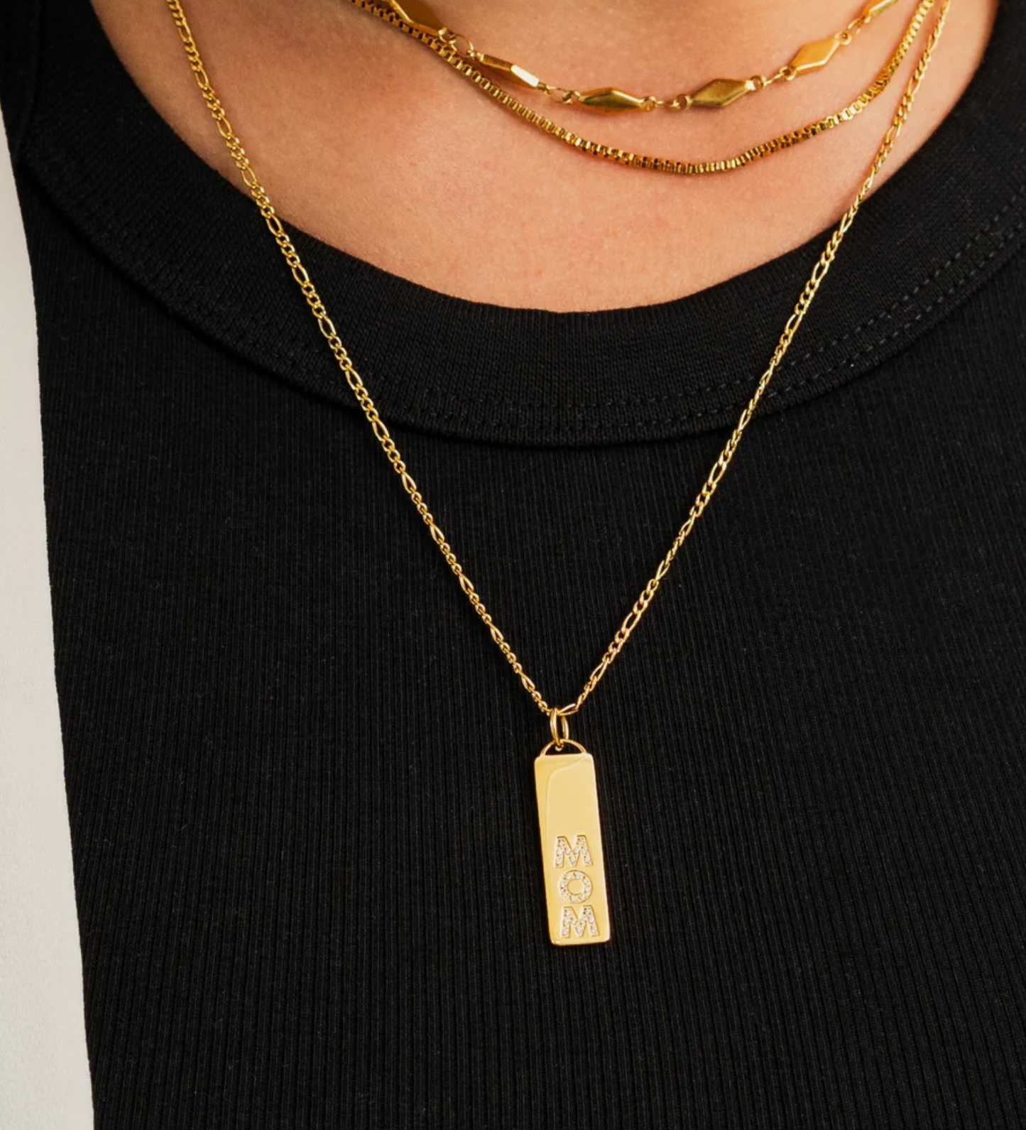 MOM Diamond Necklace