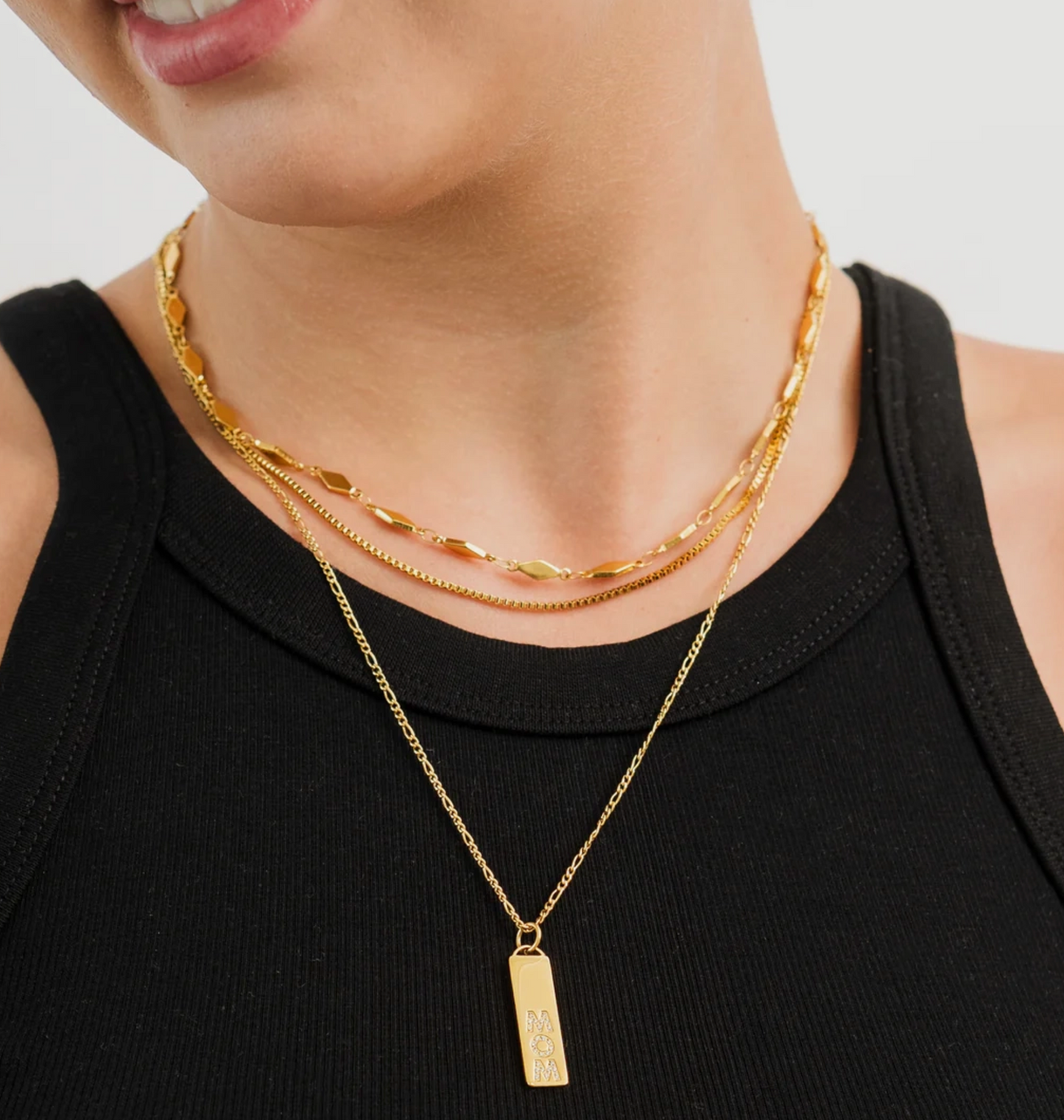 MOM Diamond Necklace