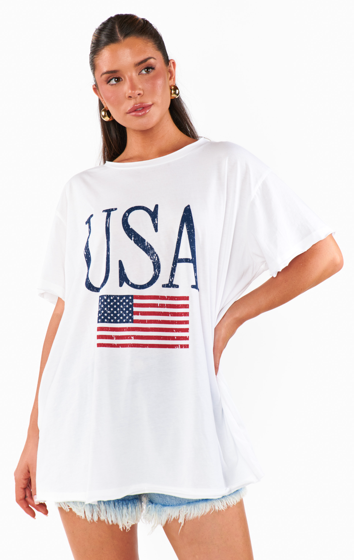 Airport Tee - USA Flag