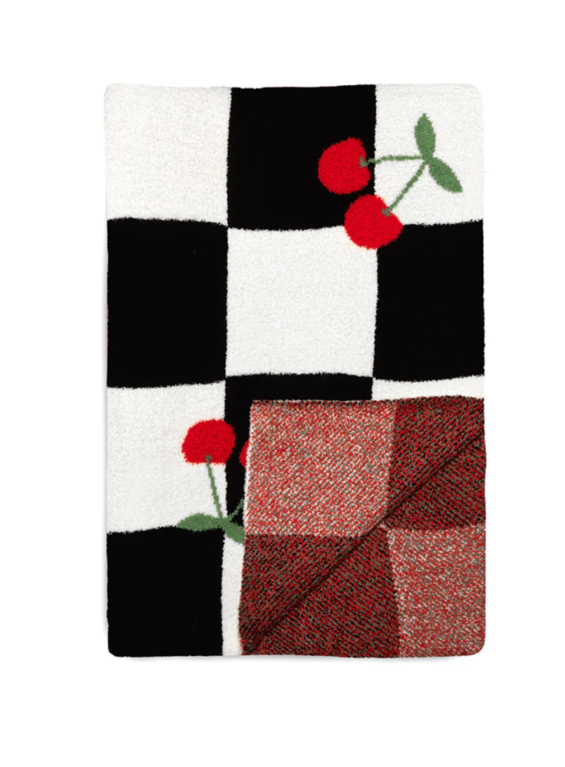 Checker Cherries Blanket