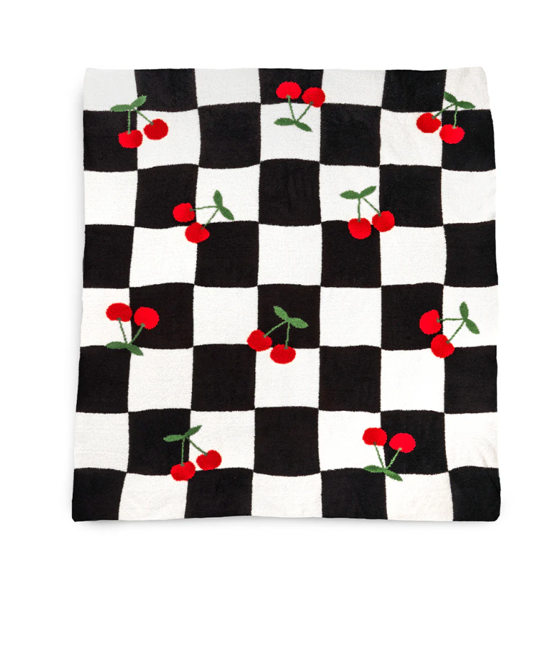 Checker Cherries Blanket