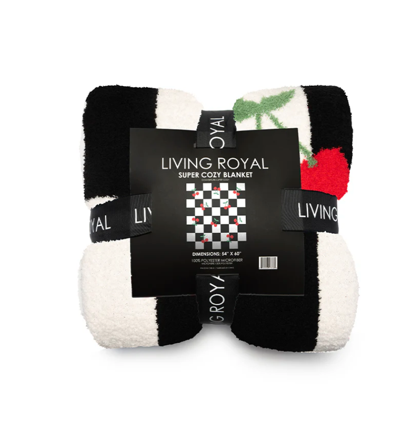 Checker Cherries Blanket