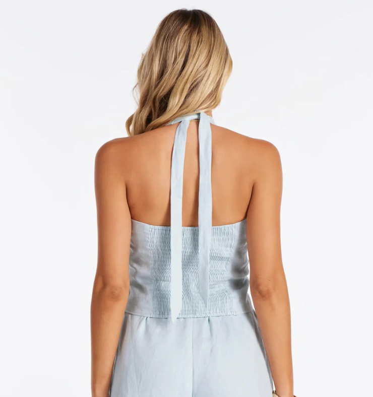 Positano Linen Halter