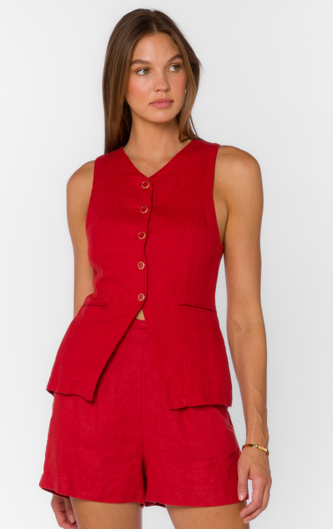 Pisces Vest - Salsa Red