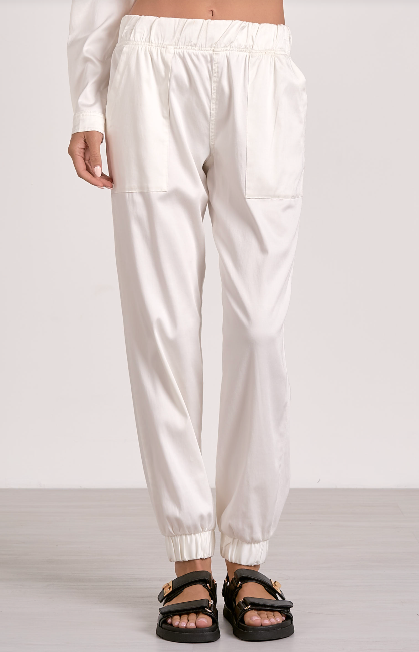 Cargo Jogger Pant, Pearly White