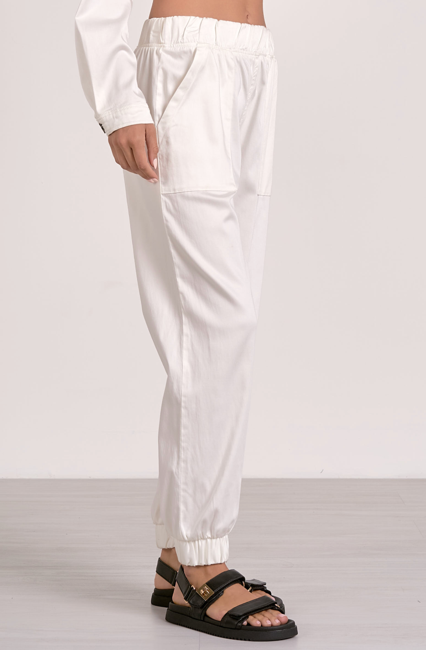 Cargo Jogger Pant, Pearly White