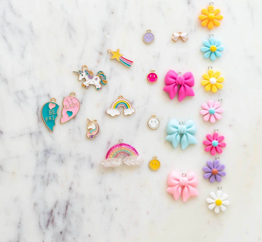 Little Stacks Charms, Yellow Smiley
