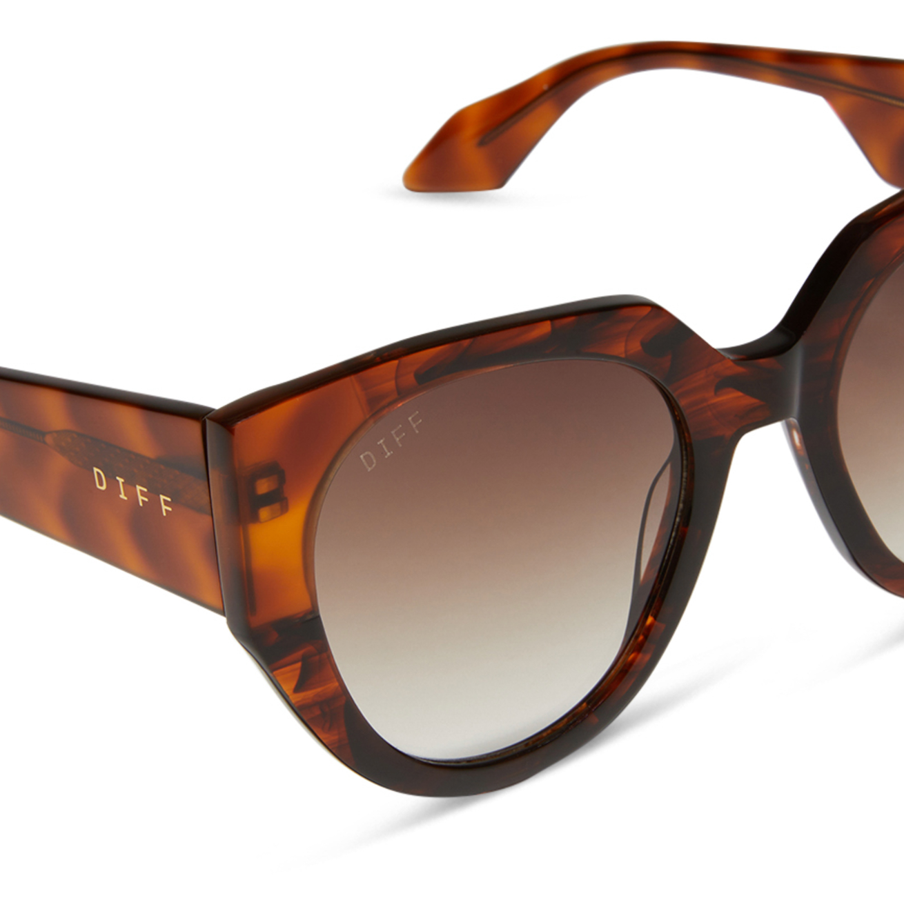Ivy, Sequoia Tort Brown Gradient Sunglasses