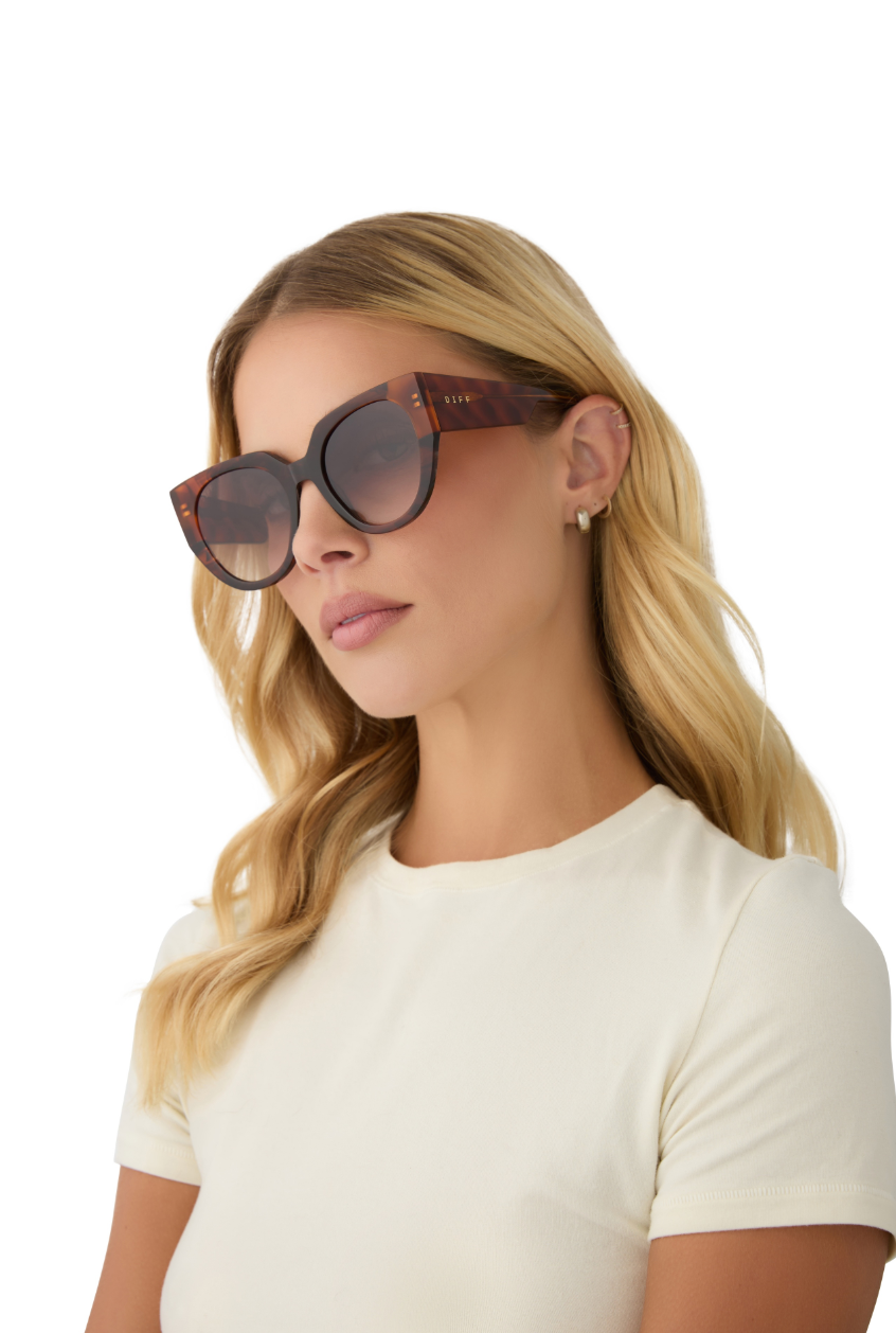 Ivy, Sequoia Tort Brown Gradient Sunglasses