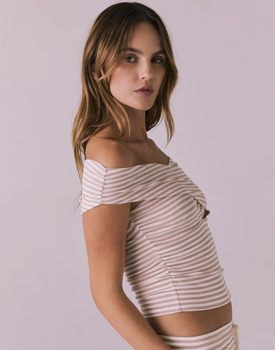 Kimpton Tank - Khaki Stripe
