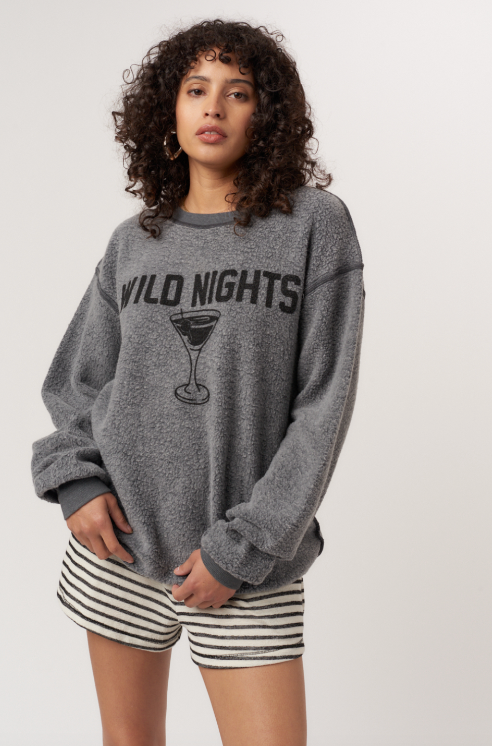 Lazy Days/Wild Nights Reversible Sweatshirt