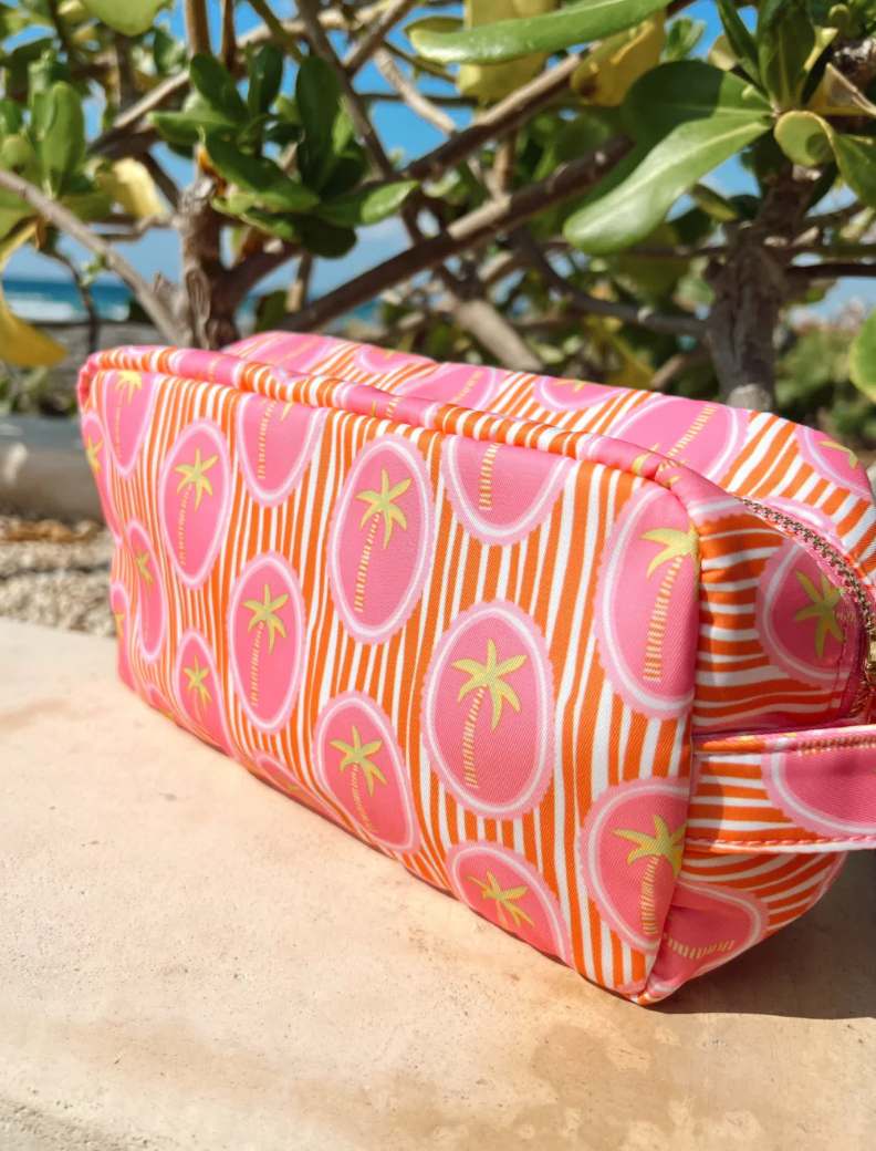 SPF Pink Palms Large Bag