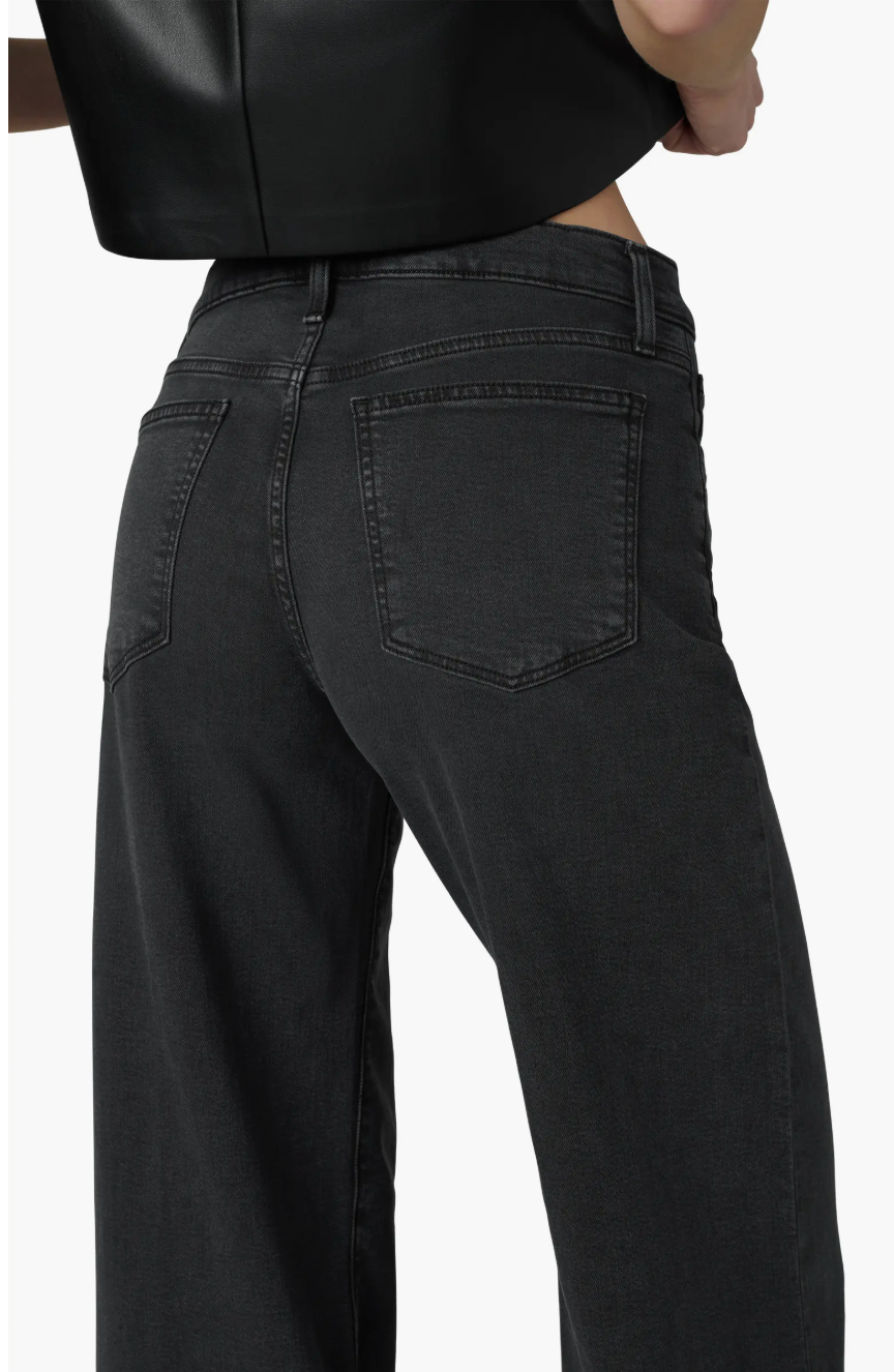 The Lou Lou Low Rise Wide Leg - Black Cat