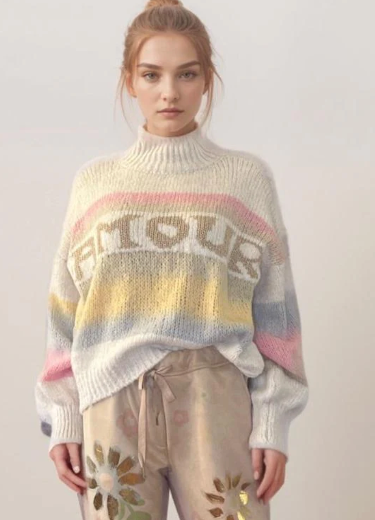 Amaranth Amore Sweater Beige