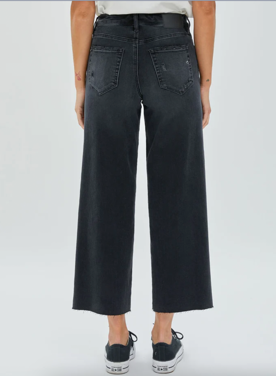 Nori, Cropped Wide Leg Black