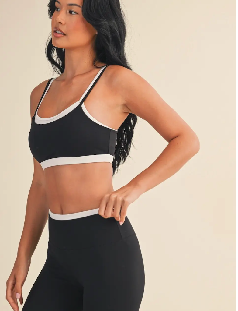 Black Sports Bra