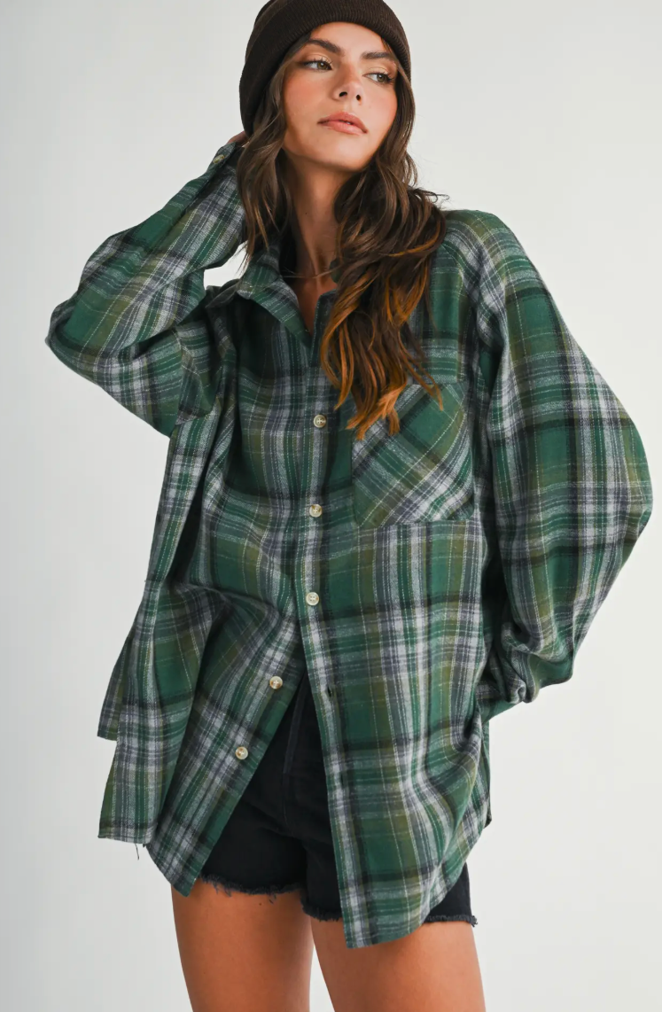 Abri Plaid Flannel Shirt
