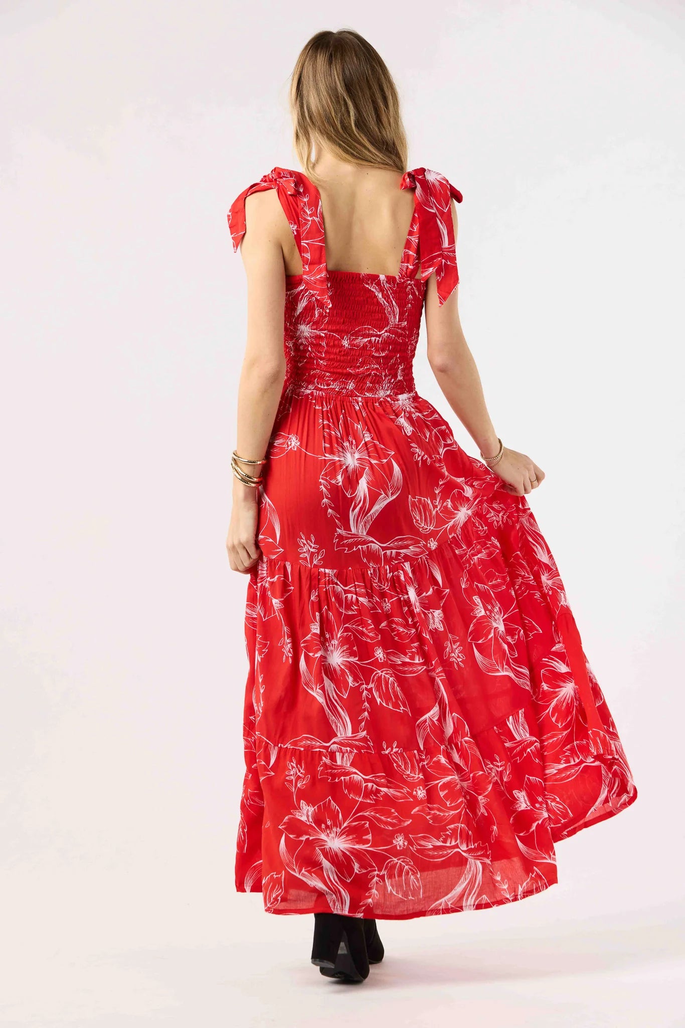 Waverly Maxi Dress, Hana Red