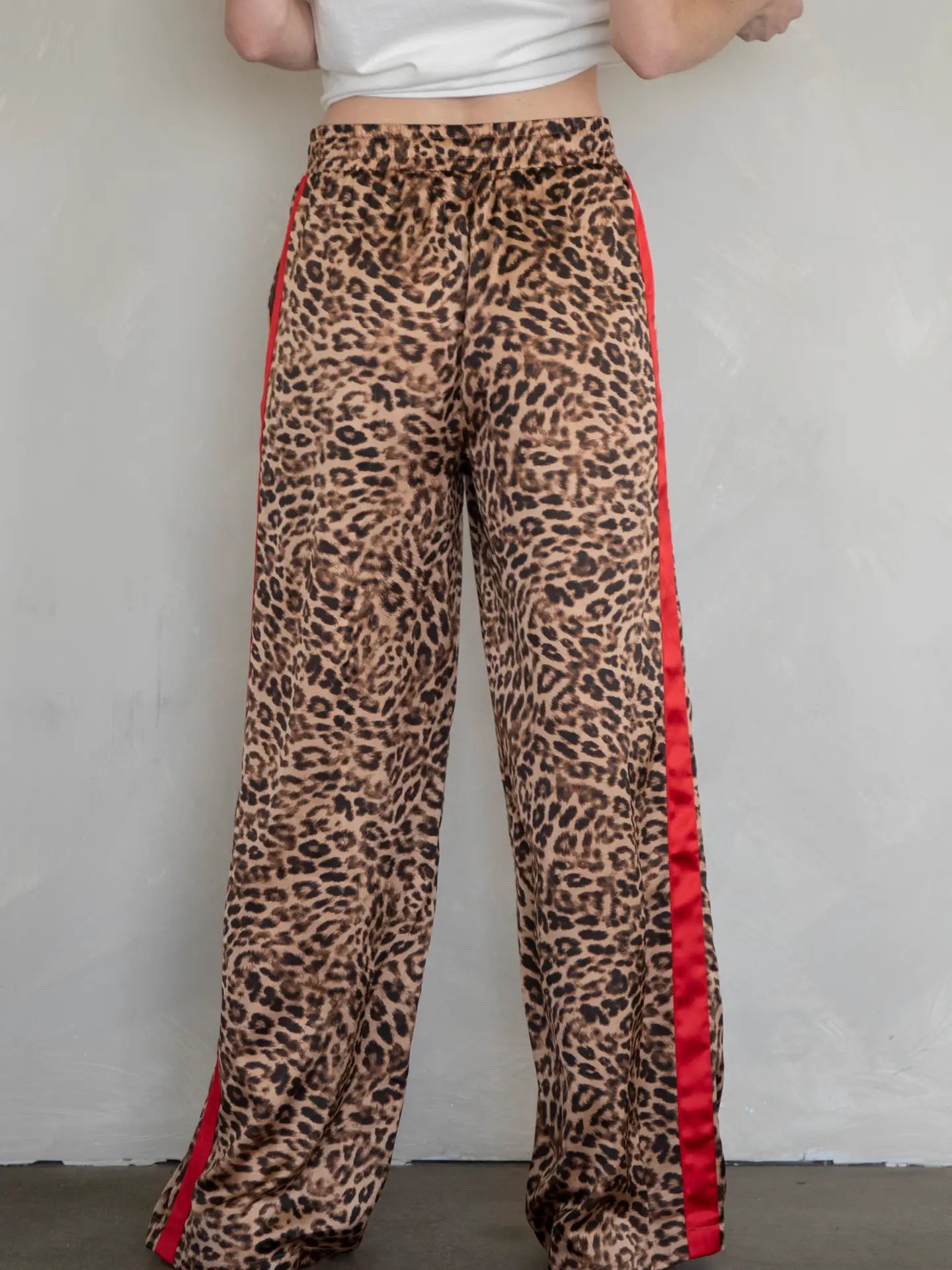 Leopard Silky Pants