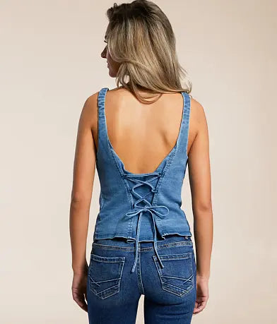 A Moment In Time Denim Vest