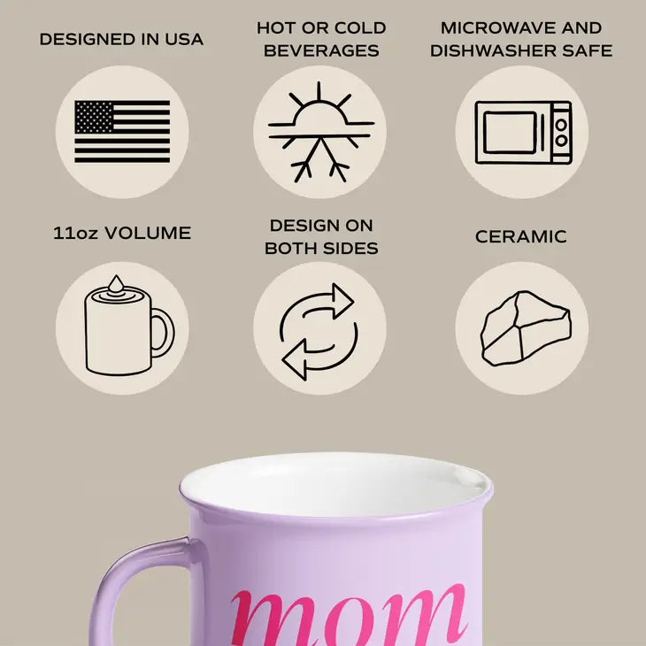 Mom Life Campfire Coffee Mug