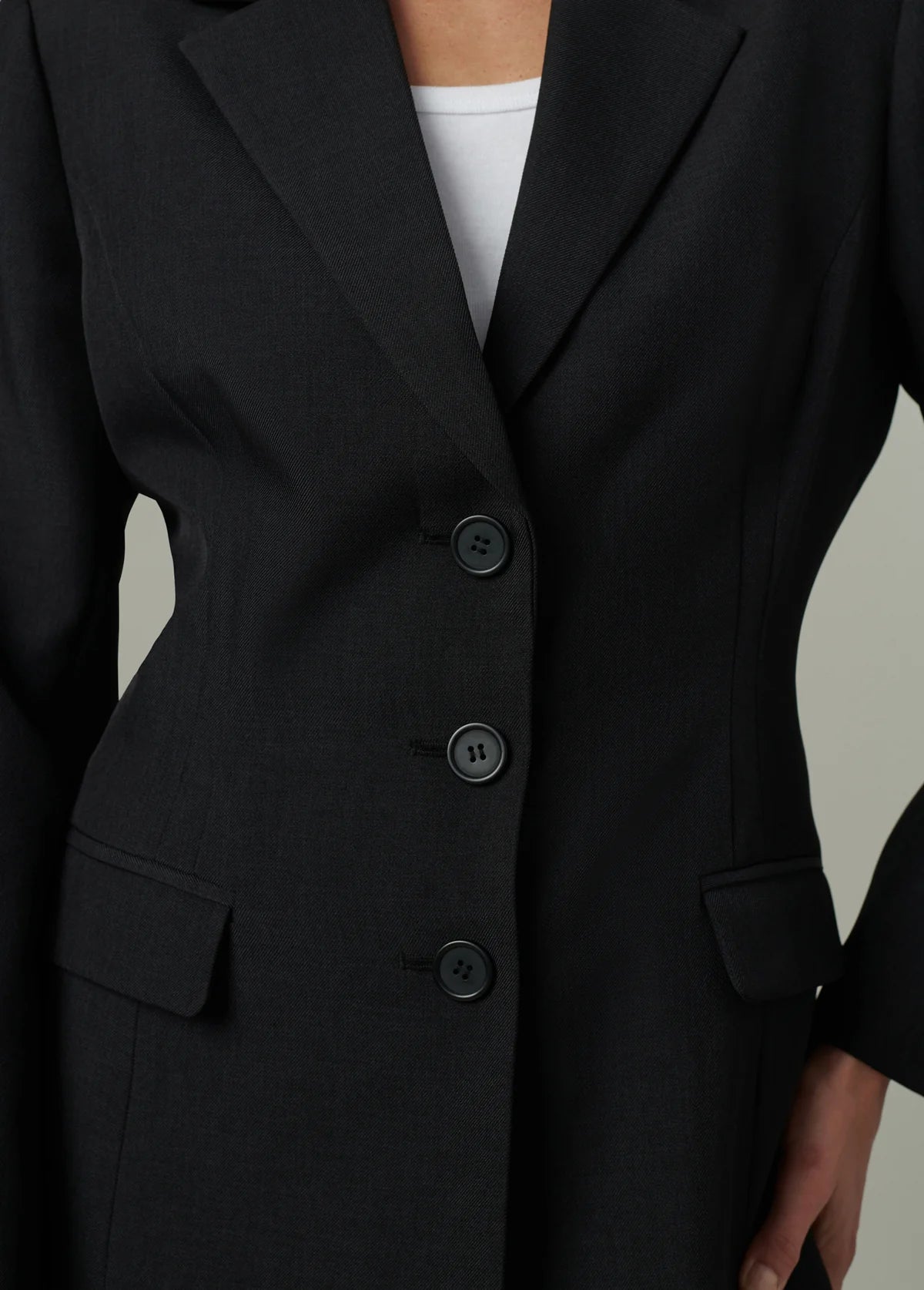 Chloe Cinched Blazer Black