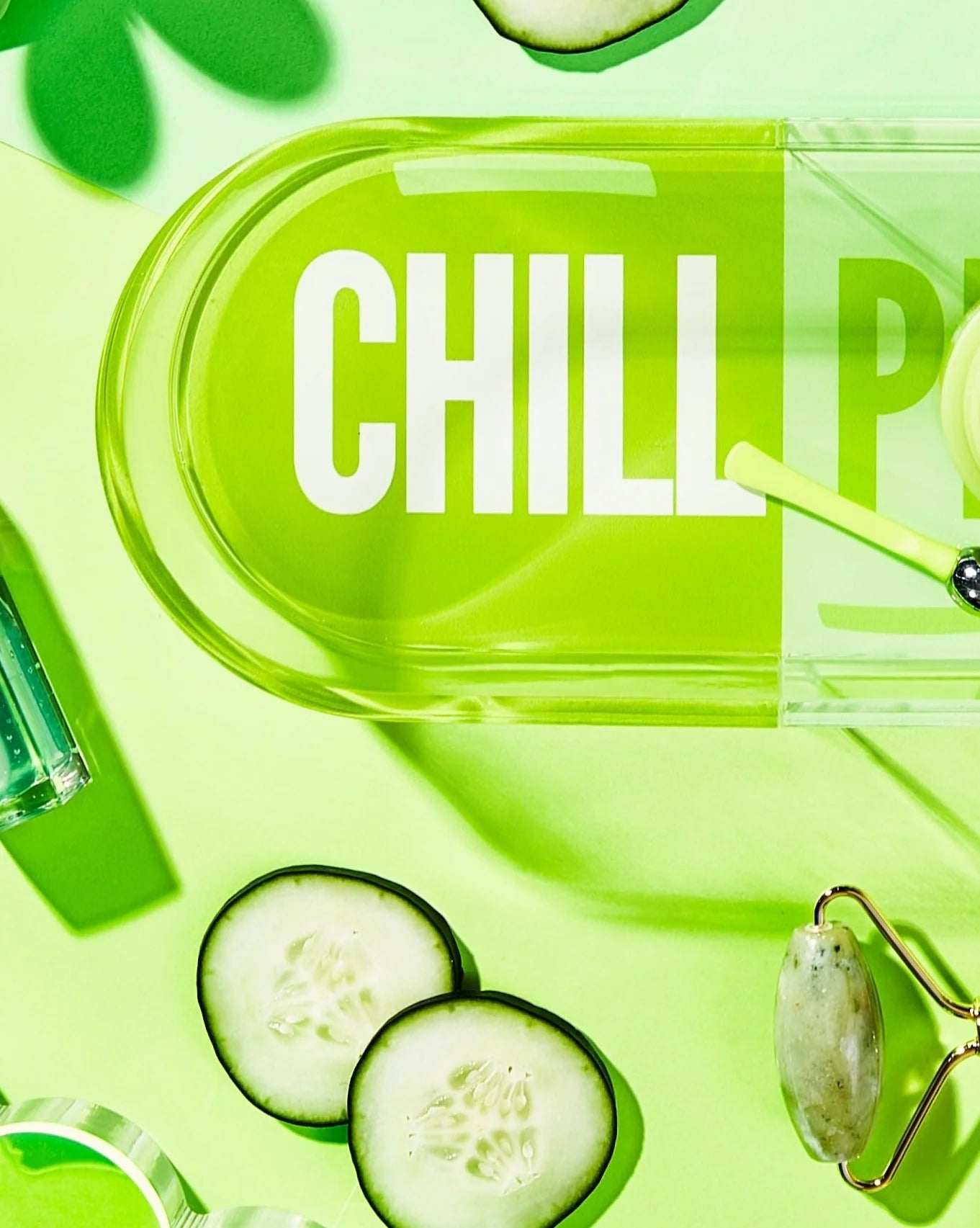 Chill Pill Trinket Tray, green